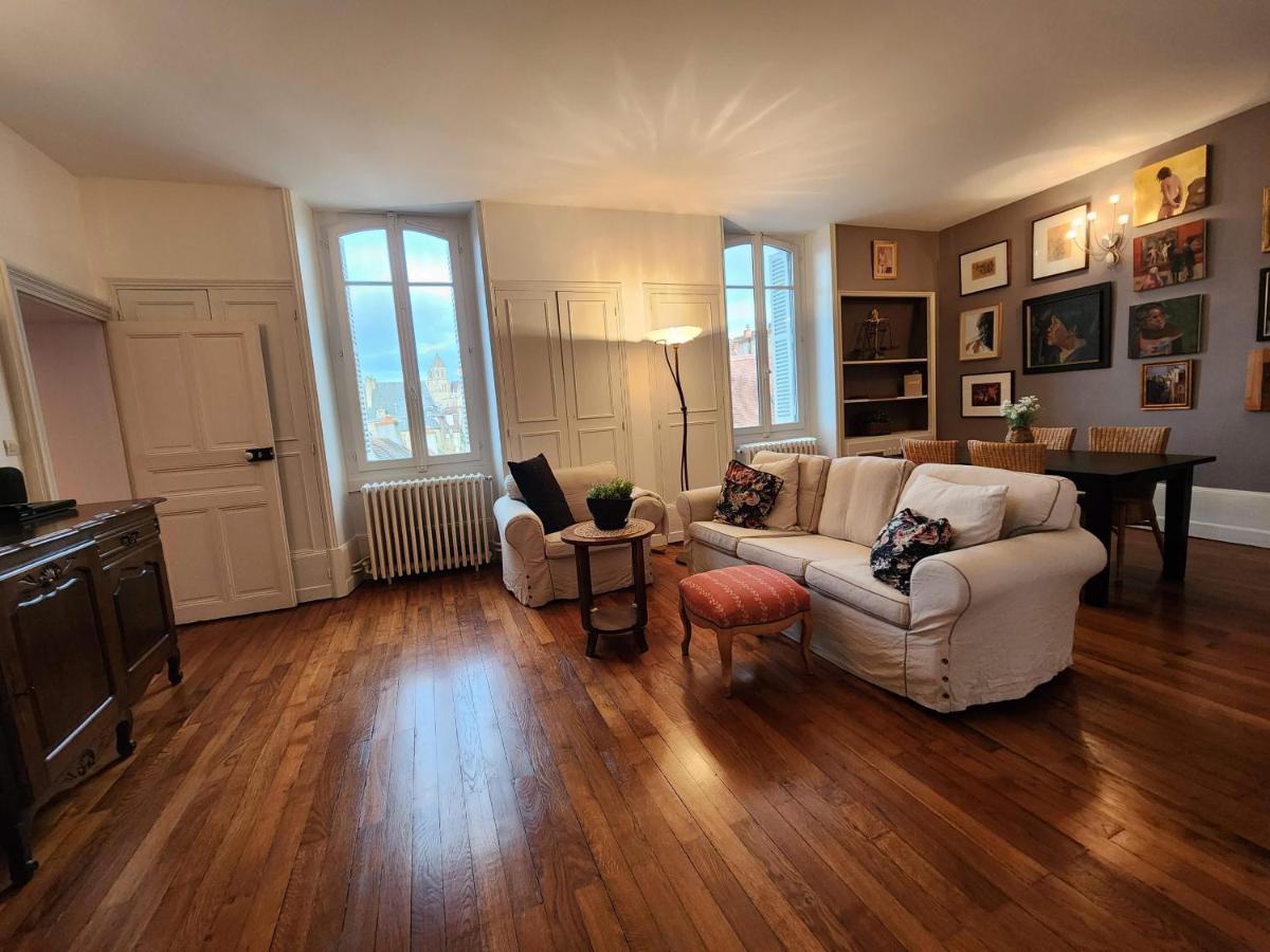 Apartment Bonnard - Best View In Dijon 90 Sqm Airconditioned Apart Exterior photo